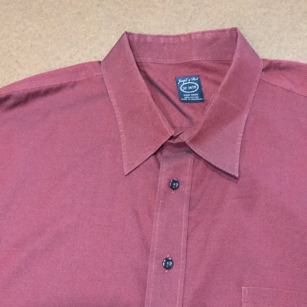 Long sleeve maroon button down